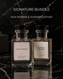 Signature Perfume Duo – Oud Intense & Juniper Leather